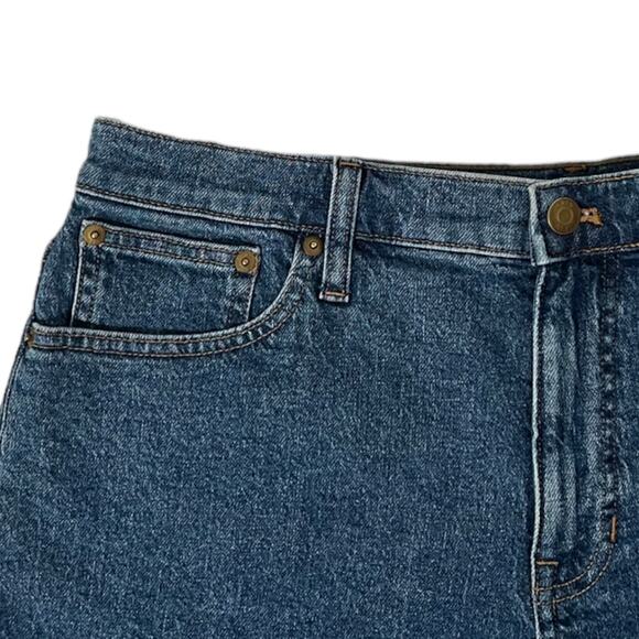 J. CREW High-Rise A-line Denim Shorts In Ancient Laurel Wash Size 29 - Picture 2 of 9